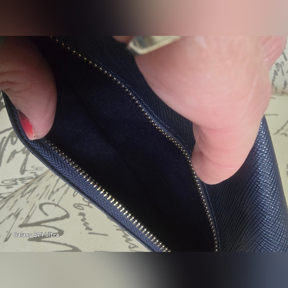 Merona Clutch/shoulder Evening Bag/Wallet with Gold Chain Strap in EUC - Picture 7 of 13